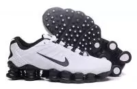 nike hommess shox tlx premium mesh trainers point white